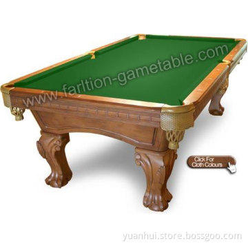 Hand Carved Billiard Table